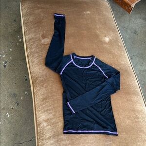 Athletic fabric called Sport Lace Stretchy Exercise Tee long sleeve New Cooling